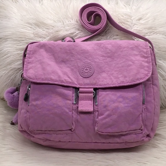 Kipling Bags Kipling Pink Nylon Crossbody Bag Poshmark